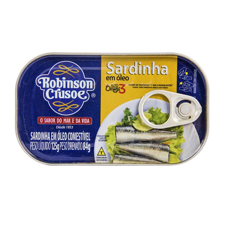 SARDINHA R.CRUSOE OLEO 125G