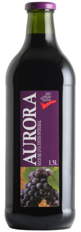 SUCO UVA AURORA INTEGRAL 6X1500ML