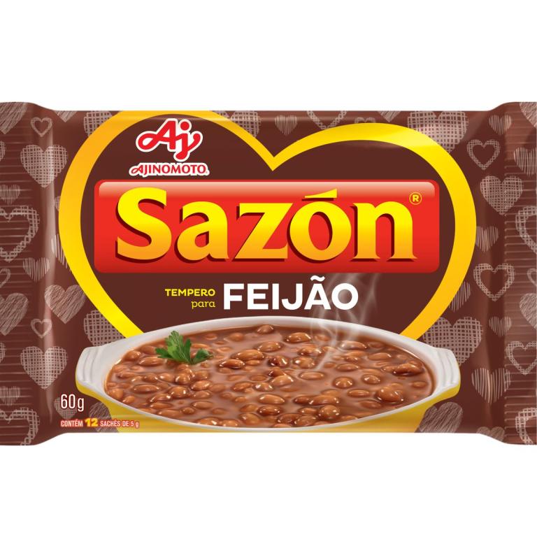 TEMPERO SAZON FEIJÃO(MARRON)60G