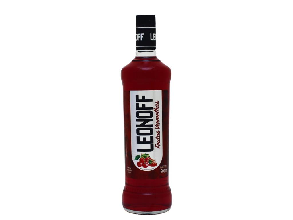 VODKA LEONOFF F.VERMELHAS 1X900ML