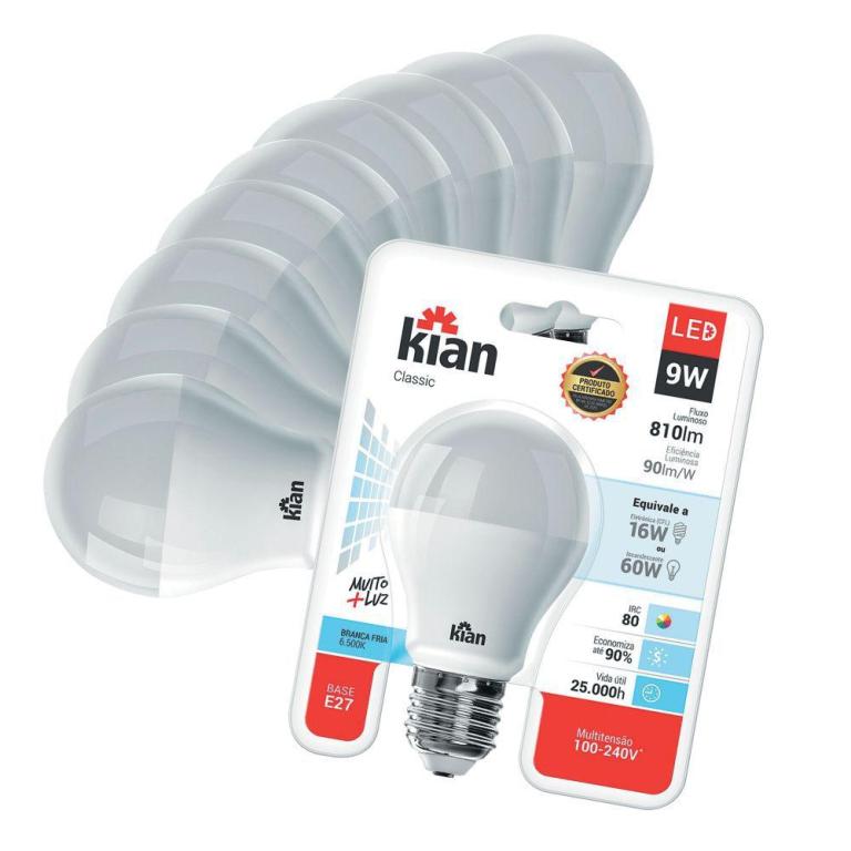 LAMPADA LED 9,0W KIAN 10X1