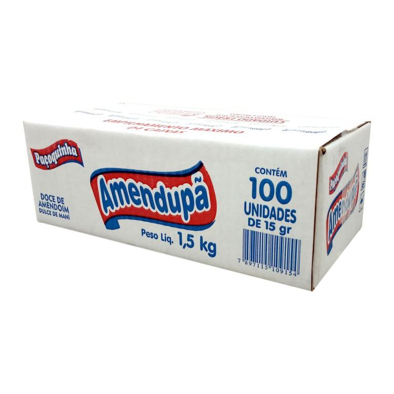 PAÇOCA ROLHA AMENDUPA EMB. CAIXA 1,5 KG