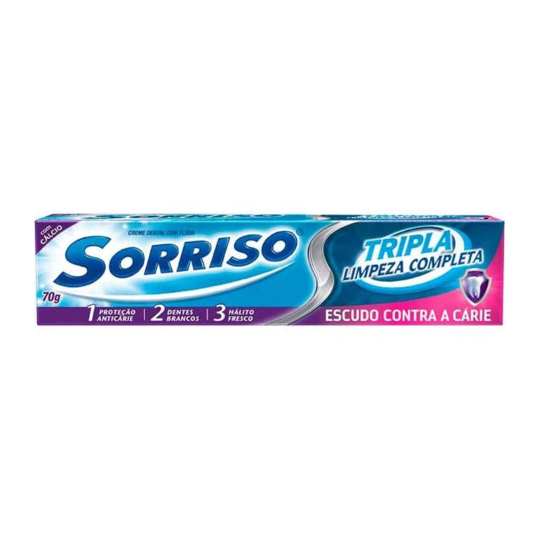 CREME DENTAL SORRISO LIMP. COMP. 12X70GR
