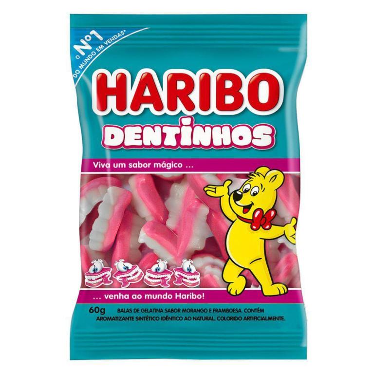 MARSHMALLOW HARIBO GELATINA DENTINHOS 60GR