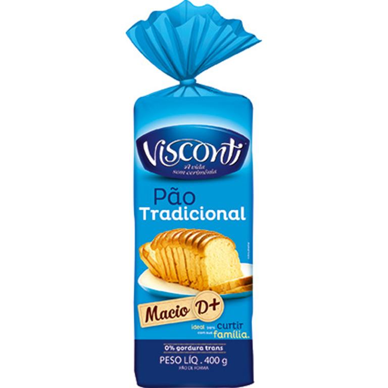 PAO DE FORMA VISCONTI TRADICIONAL 10X400GR