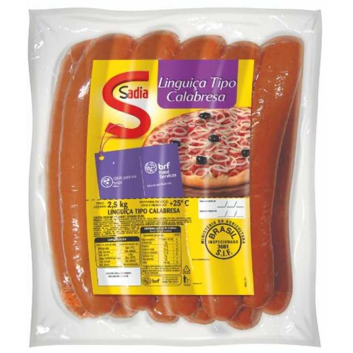 LINGUIÇA SADIA CURADA PCT 2,5KG