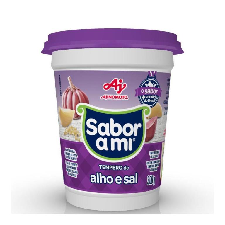 TEMPERO SABOR AMI ALHO E SAL 1X300G
