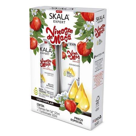 SH SKALA 325ML+COND 325ML VINAGRE DE MAÇA 6X1
