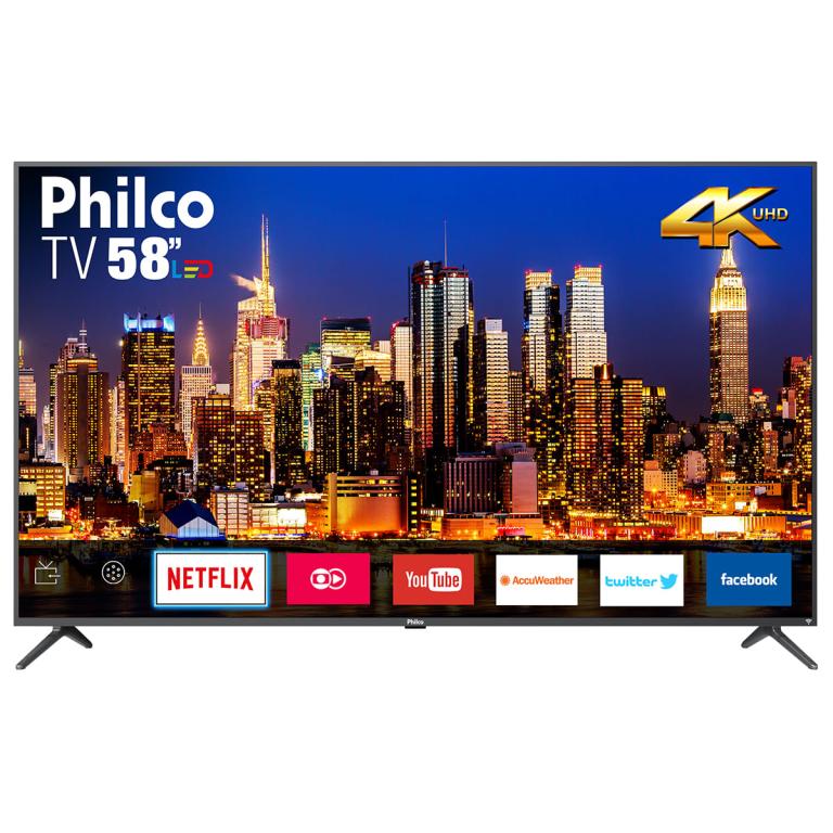 TV58 SMART PHILCO 4K COMAN.VOZ BI