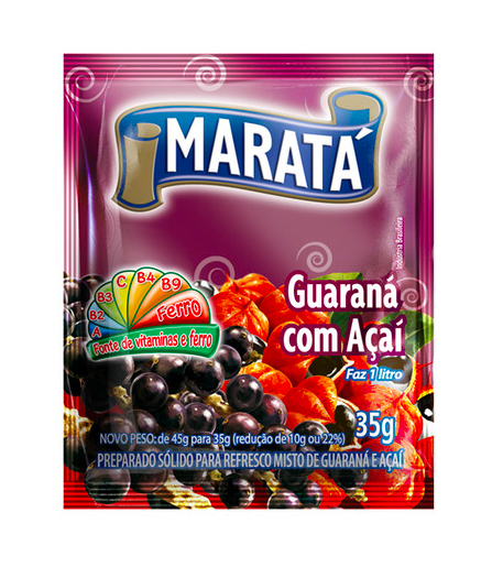 REFRESCO PO MARATA GUARANA/ACAI 15X25GR
