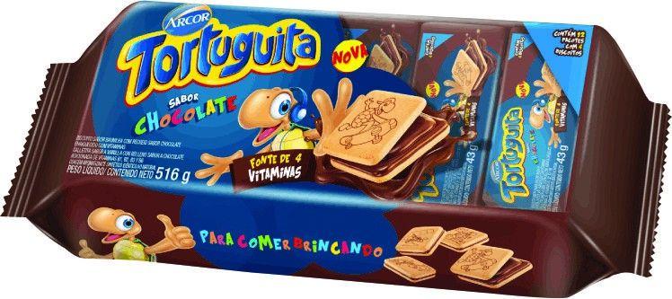 BISC TORTUGUITA CHOCOLATE 12X43GR