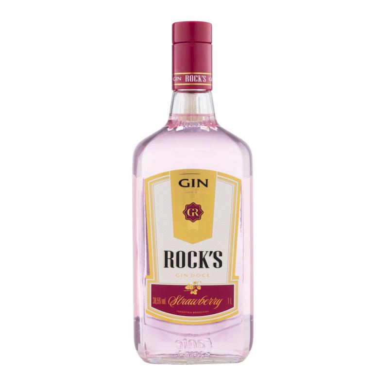GIN ROCKS STRAMBERRY(VERMELHO)DOCE1X1LT