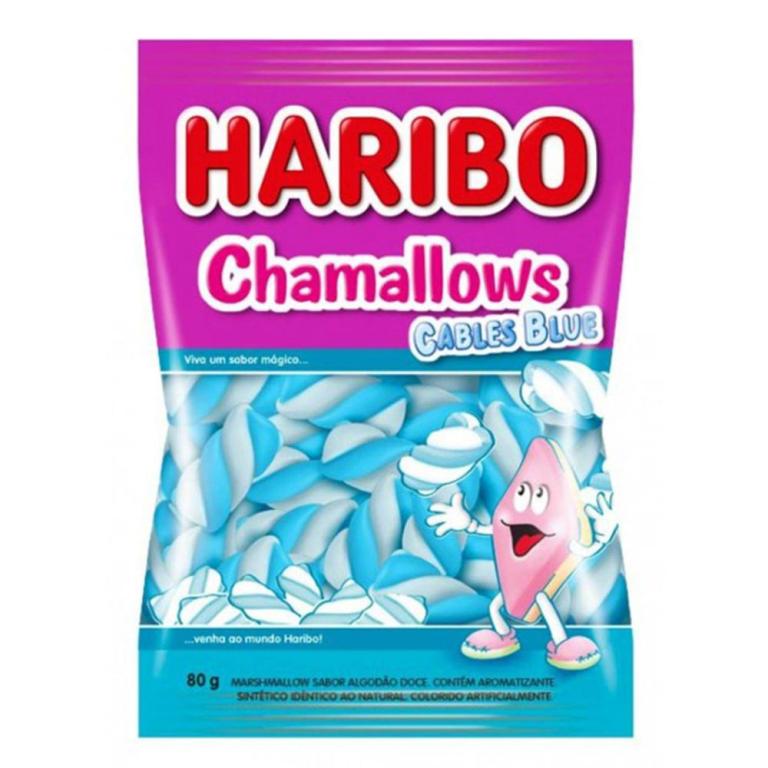 MARSHMALLOW HARIBO CHAMALLOWS C BLUE 80G