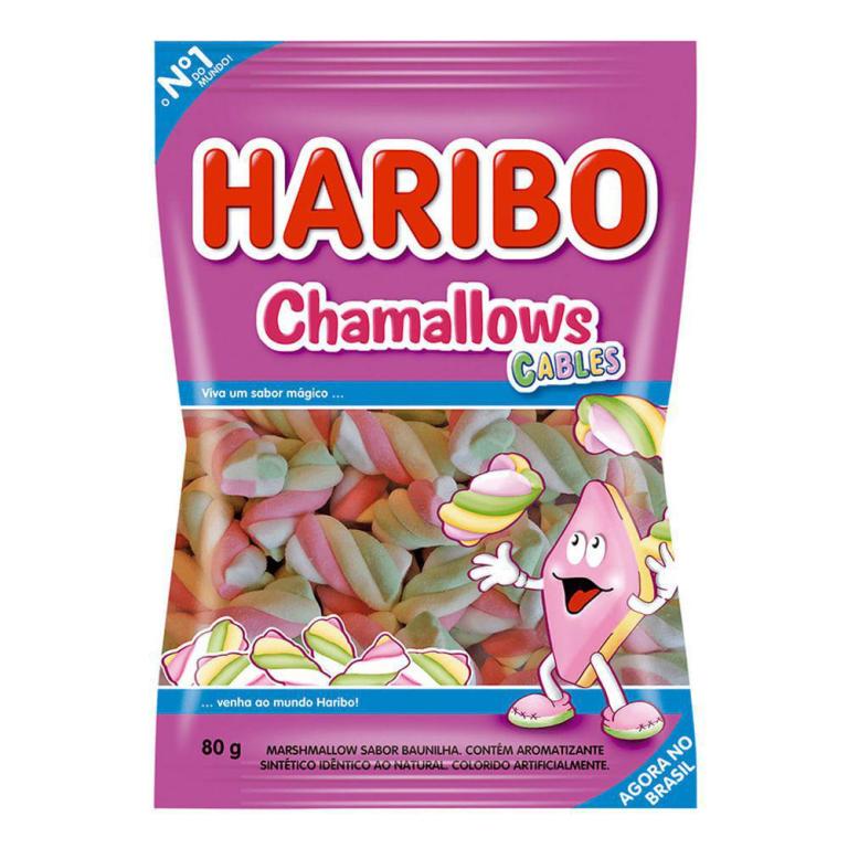 MARSHMALLOW HARIBO CHAMALLOWS CABLES 80G