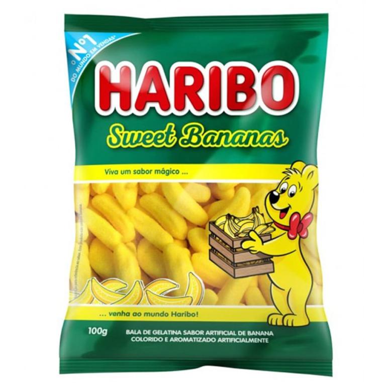MARSHMALLOW HARIBO GELATINA SWEET BANANAS 100GR