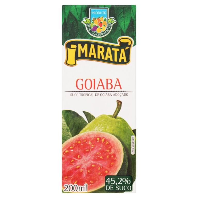 SUCO MARATA NECTAR GOIABA 27X200ML