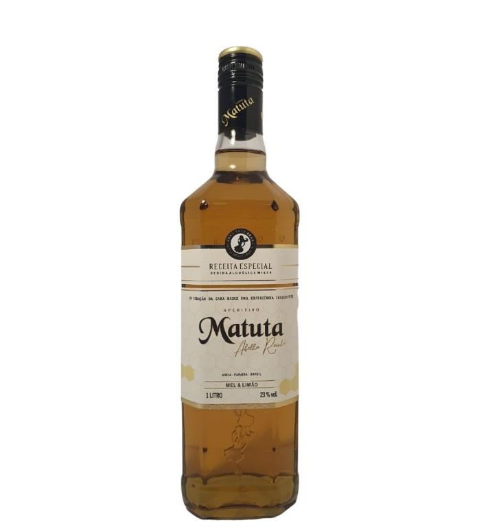 CACHAÇA MATUTA MEL E LIMÃO 1X1LT