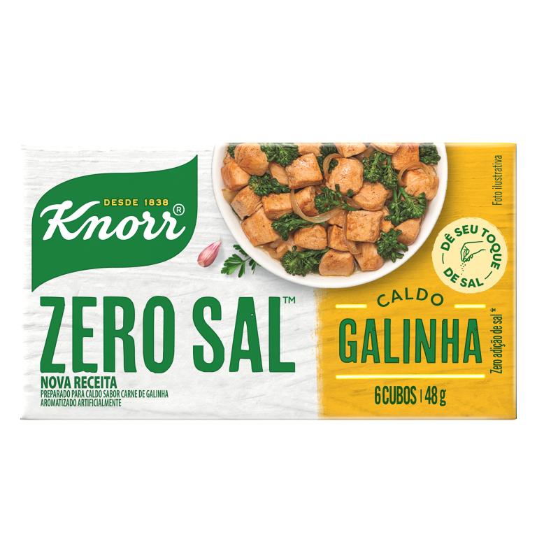 CALDO KNORR GALINHA ZERO SAL 1X48G