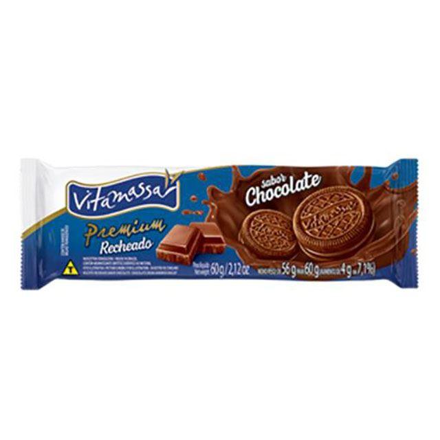 BISC. RECH VITAMASSA CHOCOLATE 30X60G