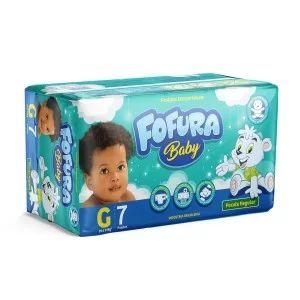 FRALDA DESCARTAVEL FOFURA BABY REGULAR - G 7 UN