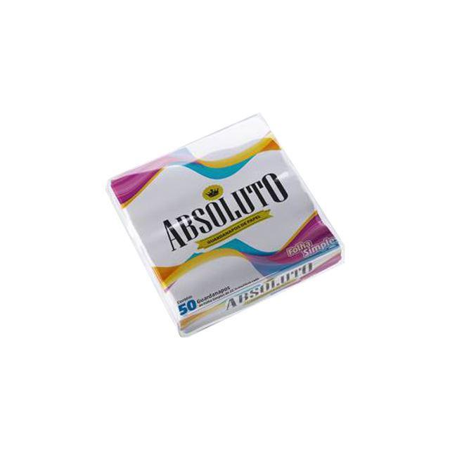 GUARDANAPO DE PAPEL ABSOLUTO FS 22,5X20CM 03X16X50 FLS