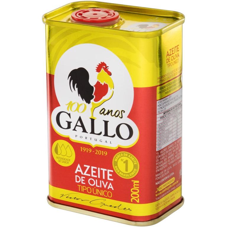 AZEITE GALLO TIPO UNICO LATA 200 ML