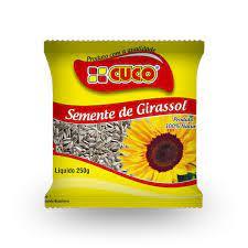SEMENTE DE GIRASSOL CUCO 1 X 250GR