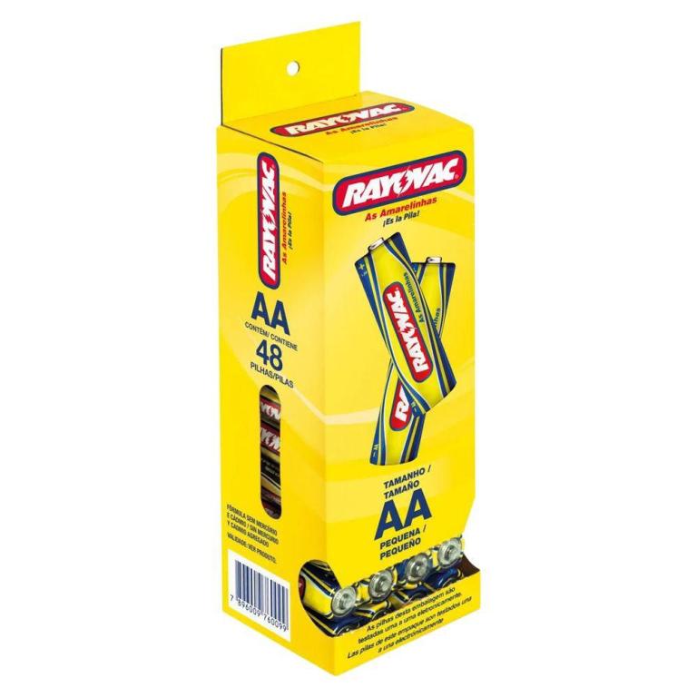 PILHA RAYOVAC AMAR PEQ 48X1 10862