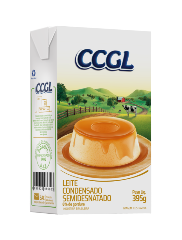 LEITE CONDENSADO CCGL SEMIDES 27X395 GR