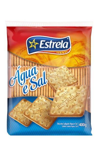 BISC C. CRACKER ESTRELA AGUA E SAL 20 X 400 GR