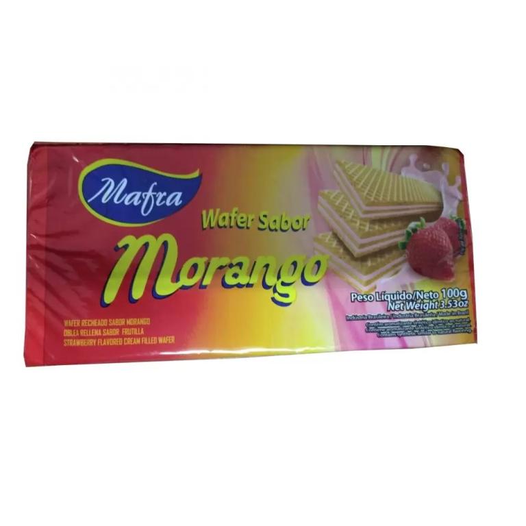 BISC WAFER MAFRA MORANGO 30X100G