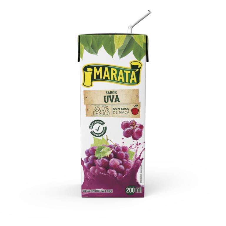 SUCO MARATA NECTAR UVA 27X200ML