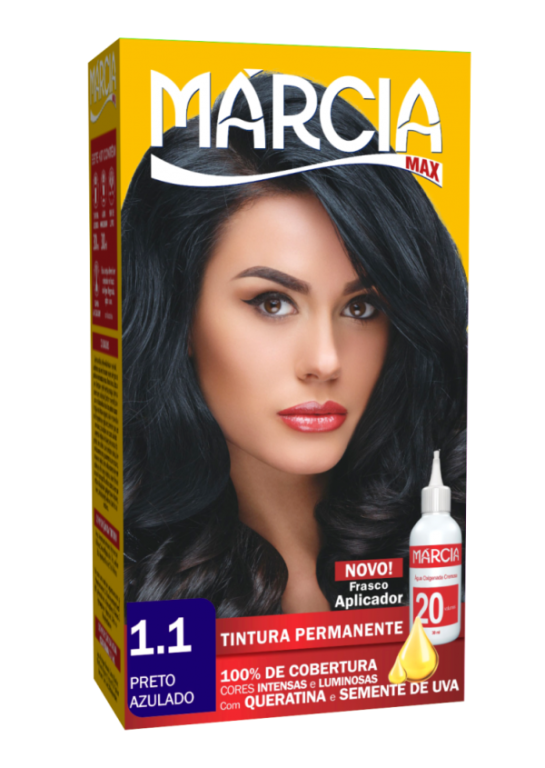 TINT MARCIA 1.1 PRETO AZULADO 60ML