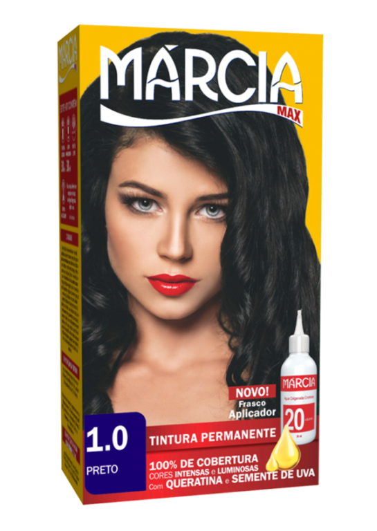 TINT MARCIA 1.0 PRETO 60ML