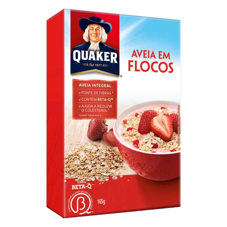 AVEIA EM FLOCOS QUAKER 1X165G