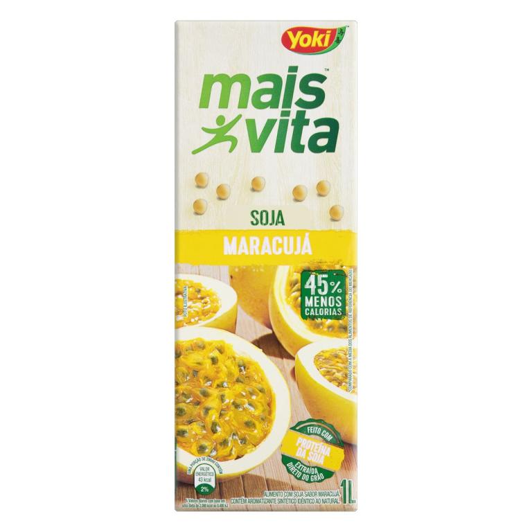 SUCO SOJA YOKI MAIS VITA MARACUJA 1LT*