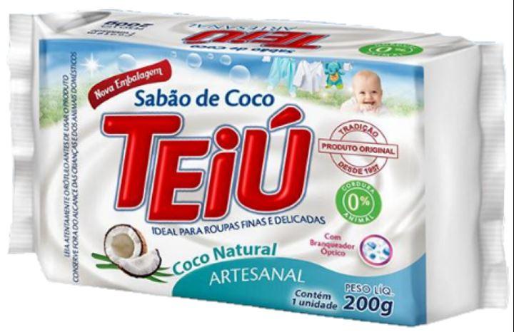 SABAO DE COCO TEIU 200 GR INDIVIDUAL*