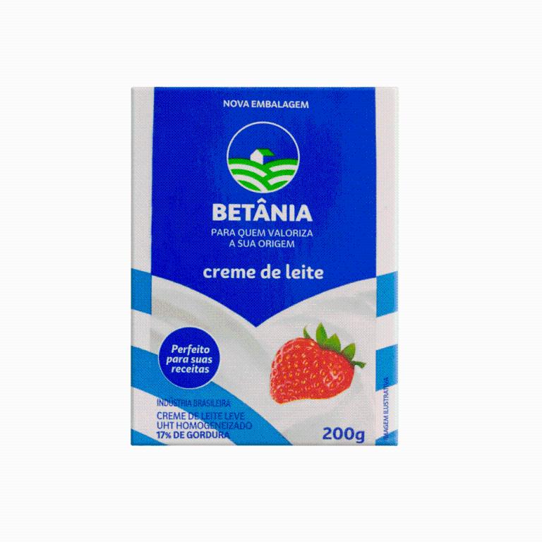 CREME DE LEITE BETANIA 27X200GR