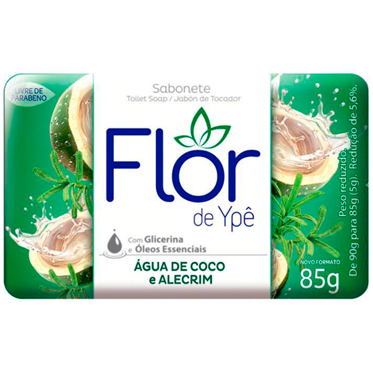 SAB FL YPE AGUA DE COCO E ALECRIM 12X85G