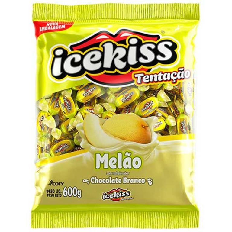 BALA ICEKISS TENTAÇÃO MELAO 600GR