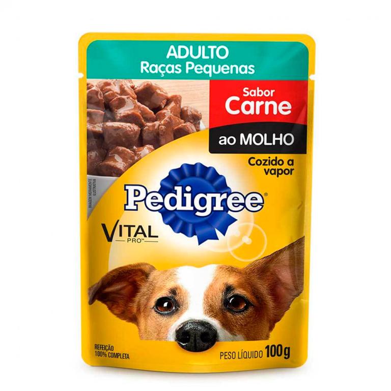 RACAO PEDIGREE SACHE AD RP CARNE 18X100 GR