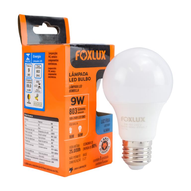 LAMPADA LED 9,0W FOXLUX 10X1