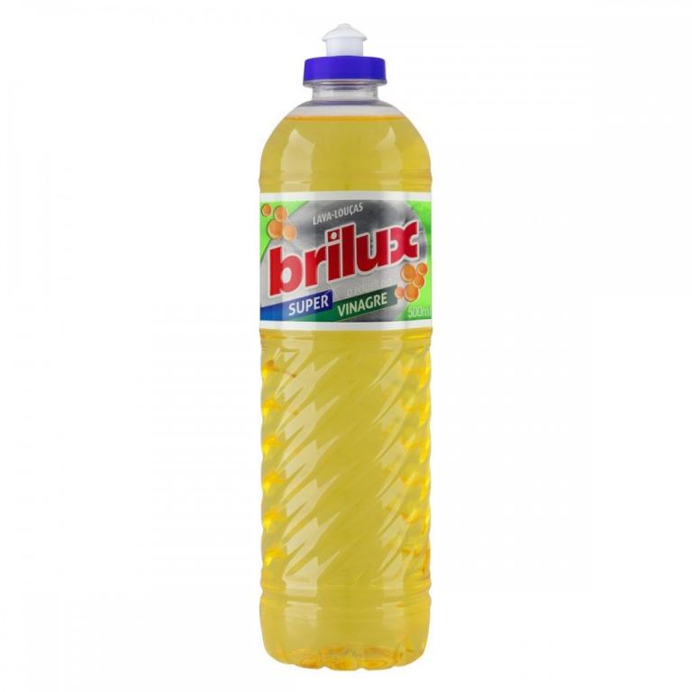 DETERG BRILUX C/VINAGRE 24X500 ML