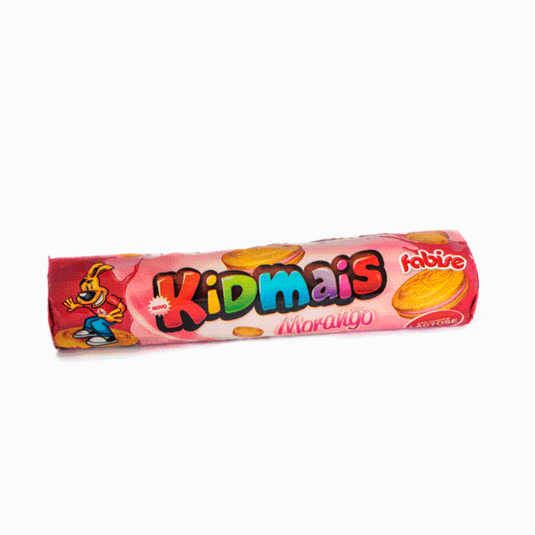 BISC RECH FABISE KIDMAIS MORANGO 30 X 115 G*