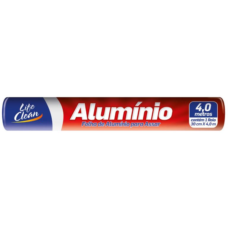 ROLO DE ALUMINIO LIFE CLEAN 30CM X4 M X1
