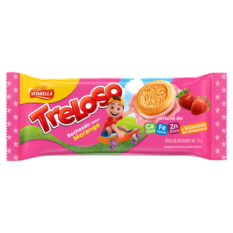 BISC RECH TRELOSO MORANGO 40X37GR