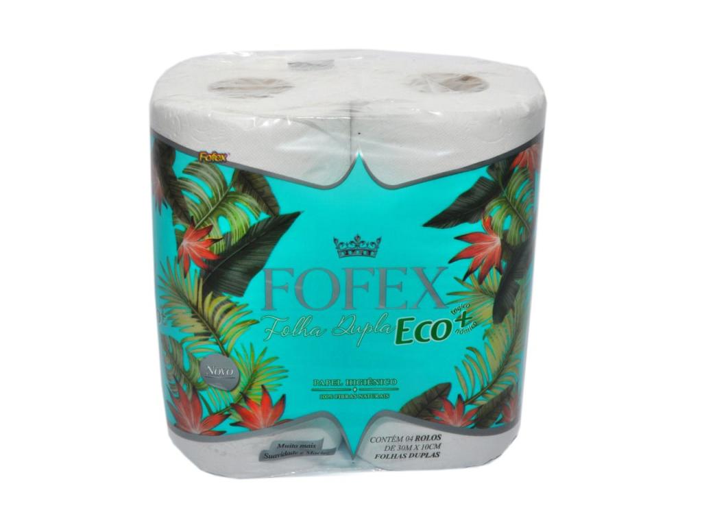 PAPEL HIGI. FOFEX ECO+ FOLHA DUPLA 30MT 16X4