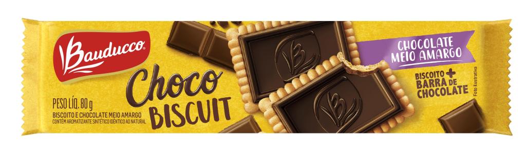 BISC BAUDUCO BISCUIT MEIO AMARGO 80GR