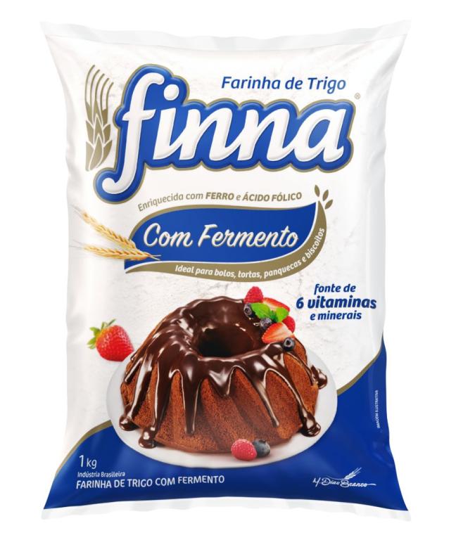 FARINHA DE TRIGO FINNA PLAST. C/FERM. 10X1KG