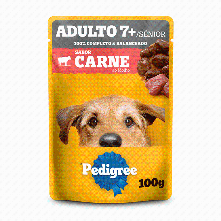 RACAO PEDIGREE SACHE ADULTO 7+ 18X100GR